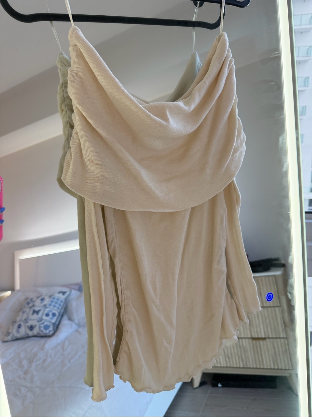 Zara Cream Drape Scarf Wrap